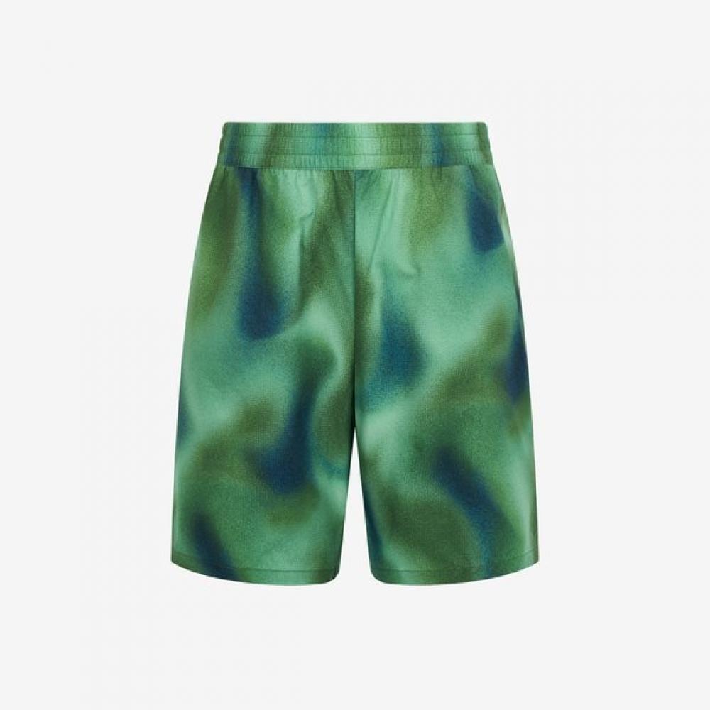 Fila Allover Print Shorts DARKGREEN/095