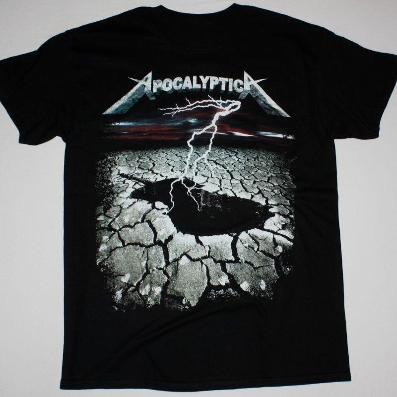 APOCALYPTICA SCORCHED EARTH Short Sleeve Black All Size T-Shirt AR928 Unisex T-Shirt XXXXL