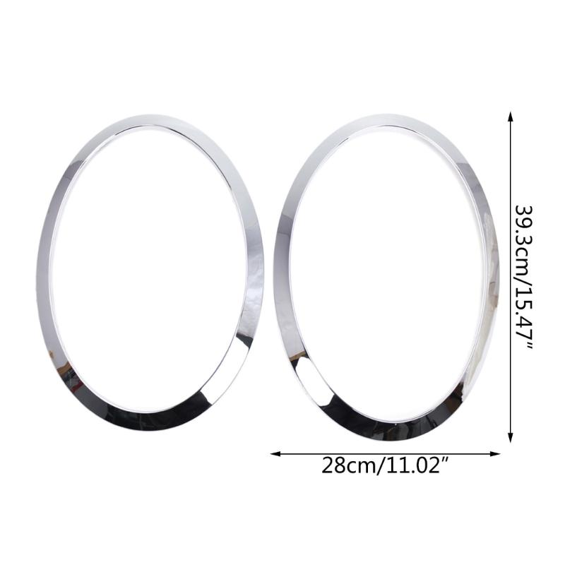 Round Headlamp Retaining Rings For Mini Cooper F55 F56 F57 7300631 Car Front Headlight Trim Rings