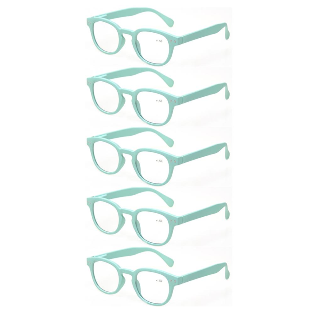 TUREZING Reading Glasses for Men Women Flexible Spring Hinge Readers +1.0 To +6.0 Lightweight Comfortable