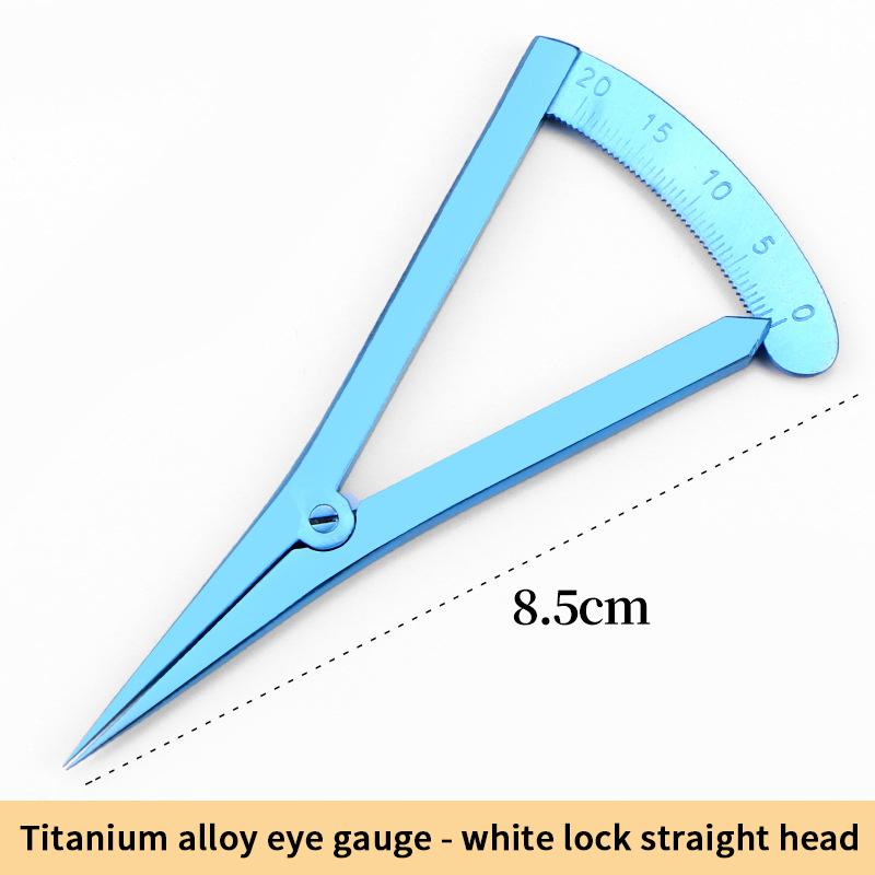 Double Eyelid Surgical Tool - Buried Thread Positioning & Medical Compass Ruler for Precision Measuring