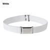 Gift Pants Strap Solid Color Boys Girls Alloy Buckle Waistband Kids Canvas Belt Adjustable