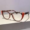 Oversized Cat Eye Glasses  New in Stylish Blue Light Blocking Eyewear Trendy Brand Designer Multicolor Rim Eyeglasses