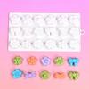 Food Grade Silicone Baking Molds 18 Cavities Bows Flower Design For Creating Chocolate Sweet And Soft Candies
