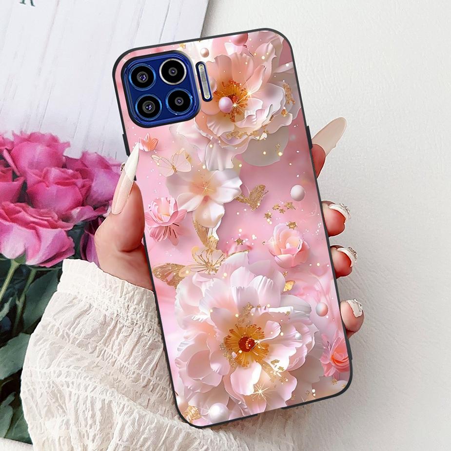 For Motorola Moto One 5G Case Luxury Fashion Painted Cover 6.7'' Soft TPU Phone Case For Motorola One MotoOne 5G Back Cover Bags