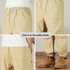JEEP Men's Summer Loose Fit Cuffed Cargo Pants