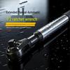 Extended Heavy-Duty 72-Tooth Right-Angle Three-in-One Ratchet Wrench: Manual, Electric, Pneumatic for Auto Repair