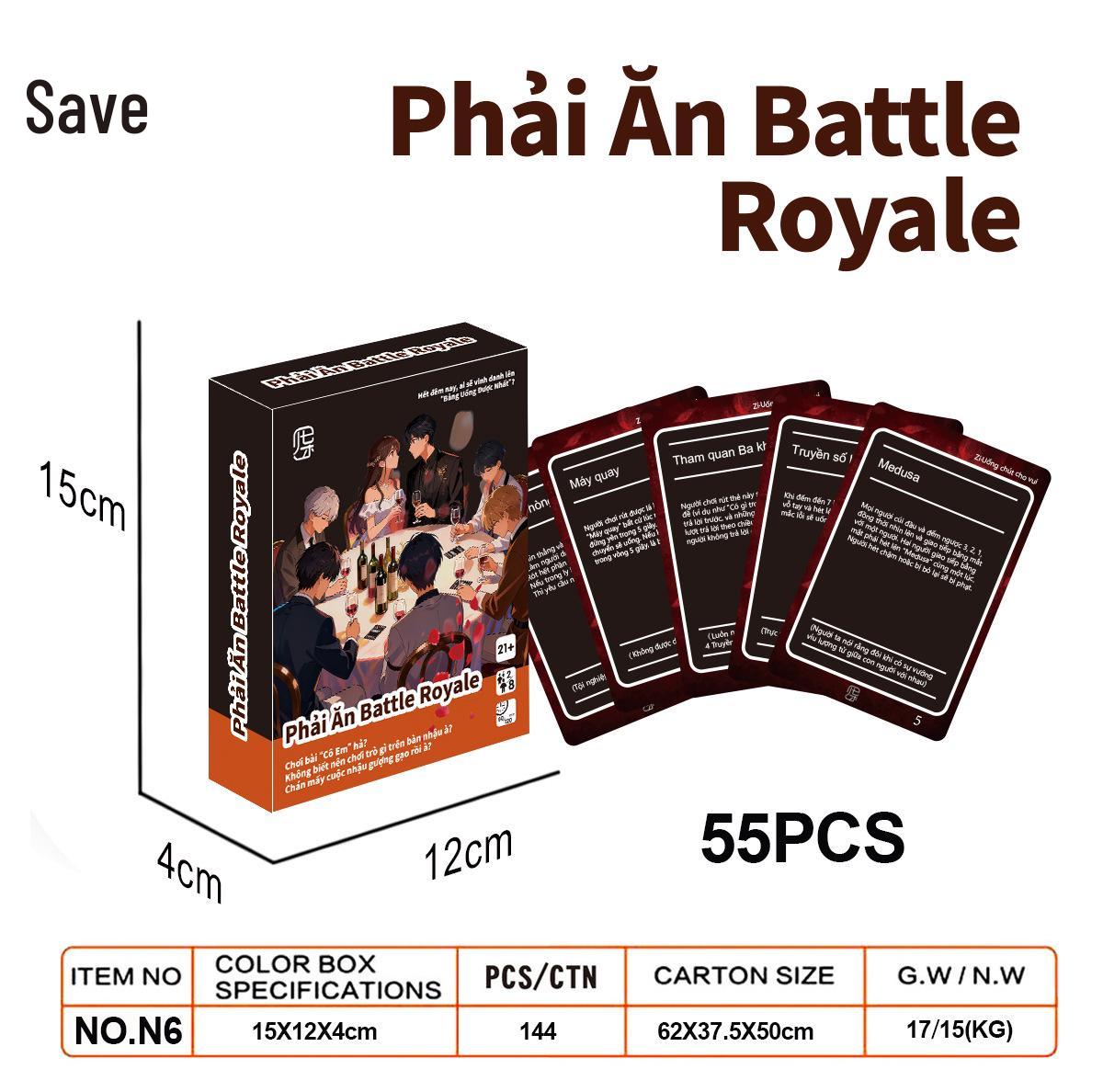 Vietnamese Language Card Drinking Game - Southeast Asia Edition