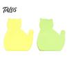 Cute Cat Sticky Notepad 2PCS Shaped Notepads, Multi Color Macaron Adhesive Animal Memo Pads Pads, Compact Decorative Note Tabs for Office School Vivid