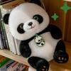 24Cm Green Eyes Chest Listing Super Full Soft Chinese National Treasure Animal Doll Children'S Birthday Chinese Panda Plush Toy