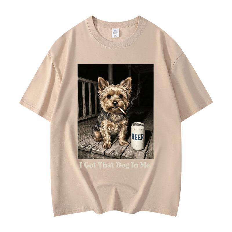 I Got That Dog in Me Funny Meme Tshirt High Street Fashion Trend Short Sleeve T Shirts Men Women Casual Loose Cotton Tshirts