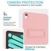For iPad mini (2024)/(2021) Case TPU+PC Skin-Friendly Kickstand Tablet Cover