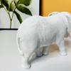 Creative Small Artificial Elephant Sculpture Ornaments Simulation Animal Elephant Gifts for Home Office Desktop Decoration Resin