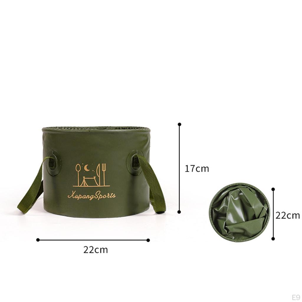 Collapsible Bucket Fishing Leakproof Waterproof Portable Water Container Foldable Wash Basin