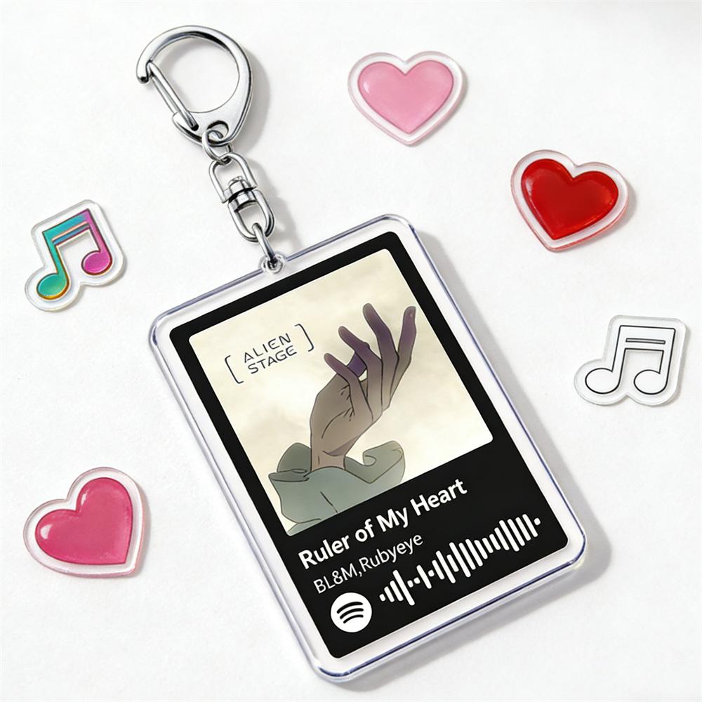 Alien Stage Musik Lieder Schlüsselanhänger für Frauen Zubehör Tasche Herrscher meines Herzens Cure Black Sorrow Schlüsselanhänger Schmuck Fans Freund Geschenke