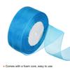 Sheer Organza Ribbon Chiffon Decoration Fabric for Gift Wrapping Crafts Wedding Bouquet 1-37/64 Inch 50 Yard 1 Roll