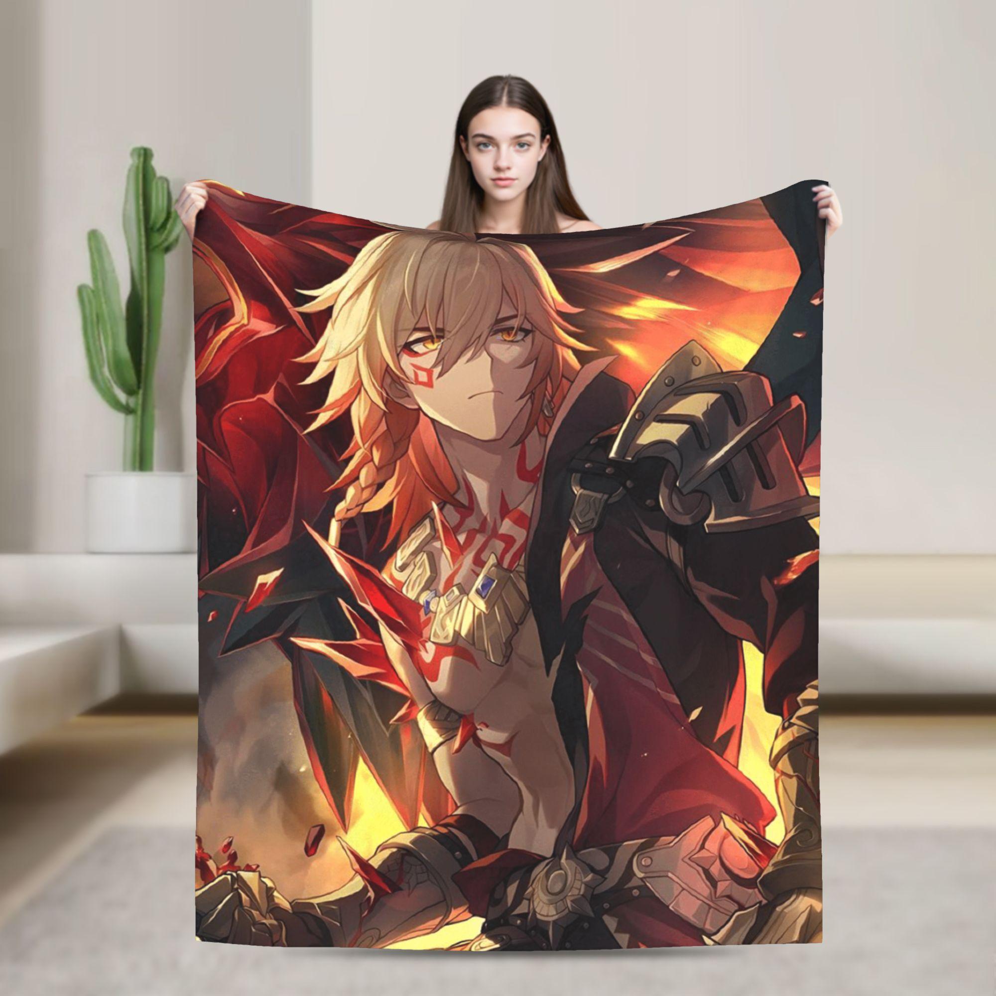 

Honkai Star Rail Topaz Plush Blanket Child Flannel Throw Blanket For Couch Chair Warm Soft Customized Quality Bedspread 100x150cm