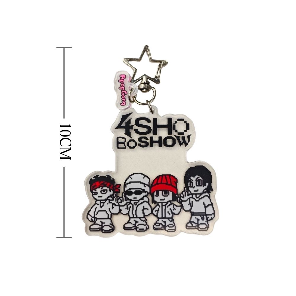 LNGSHOT × ApopGong 4SHO BOSHOW Pixel Acryl Schlüsselanhänger