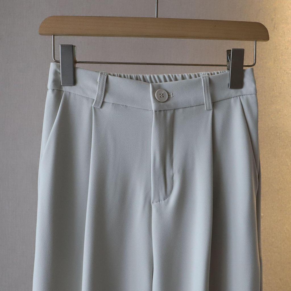 2025 Frühling Damen Petite Lange Haremshose - Elastischer Bund hinten, Vielseitiger Anzugstil 3179