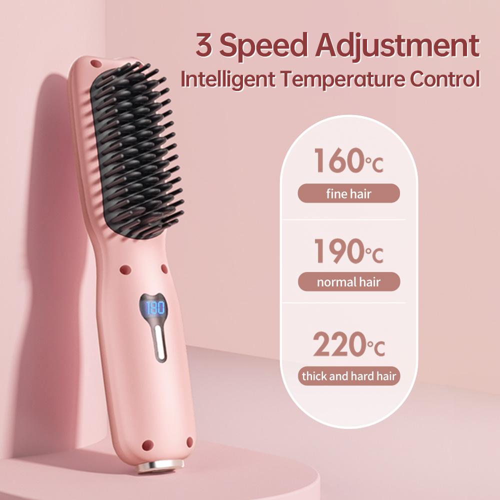 Hair Straightener Electric Combs Multifunctional Straight Comb Professional Negative Ion Anti-Scalding Hair Styling