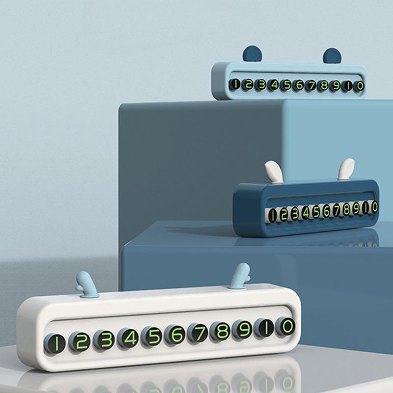 Temporary Parking Sign Parking Phone Number Plate Truck Mobile Phone Number Vehicle Front Moving Phone Number Plate Stand