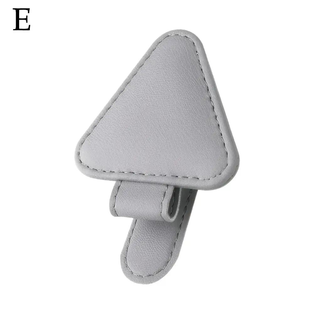 Universeller Sonnenblenden-Clip - Auto-Brillenhalter - Sonnenbrillenhalter - Microsoft Leder Brillenaufhänger