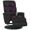 Massage Relax Chair Black 71 X 98 X 106 Cm Artificial Leather