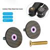 Carbon Fiber Headset Top Cap With Titanium Screw Lightweight Bike Stem Bolt Mountain Bicycle Front Fork Top Cover Parts