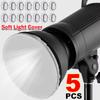 1/3/5Pcs Photography Light Soft White Diffuser Cloth for 7" 180mm Standard Studio Strobe Reflector Portable White Flash Diffuser