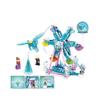 Ice Snow Ferris Wheel Sled Castle Assembly Building Block With Function Lighting