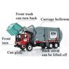 1:24 Garbage Truck Cleaning Vehicle Model Alloy Materials Handling Cleaning Dustcart Car Boys Game Toys for Kids Gift