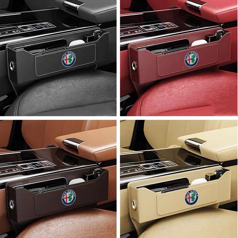 

Car Seat Gap Pocket Storage Box Phone Holder Accessories For Alfa Romeo Toyota Hyundai BMW Mercedes Benz Renault MINI Seat Acura бежевий