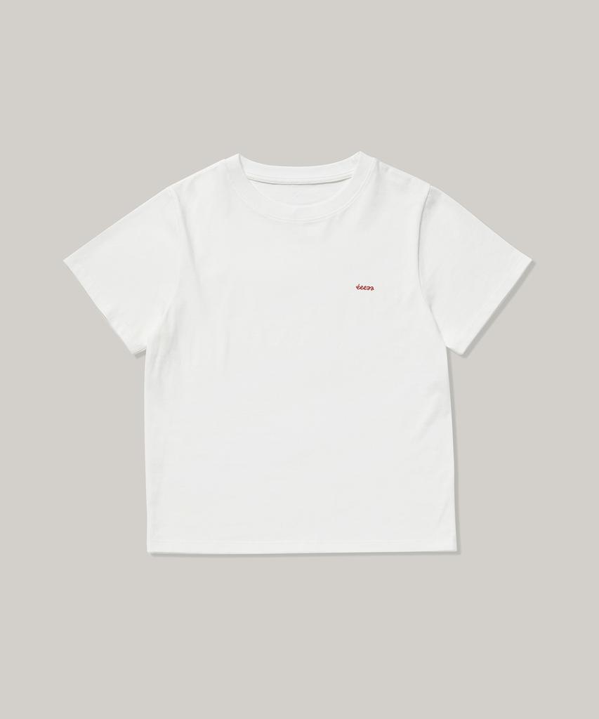 BETWEEN A AND B Eeeaa Essential Short Sleeve T-Shirt [White]