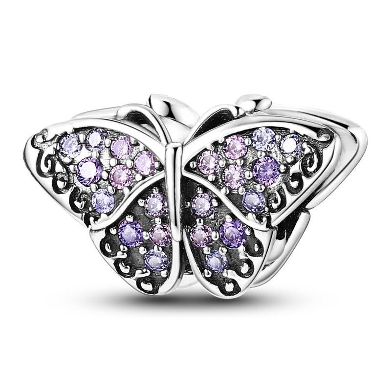 copper Butterfly Shamrock Sunflower Fashion Charm Bead Charms Compatible With Bracelets Do It Yourself Pendant Woman Jewellery Making Gift