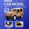 1:24 Land Rover Defender Car Model Toy Metal Body Shock Absorption Cross-Country Vehicle Models Exquisite Gifts for Boys