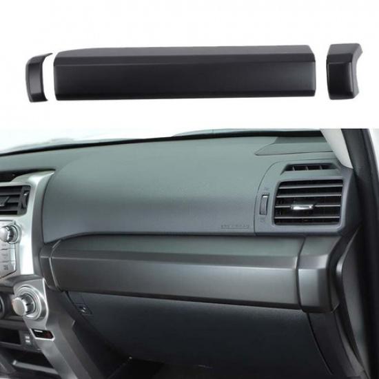 Matte Black Center Console Co-Pilot Dashboard Panel Cover Trim for 4Runner 2010+