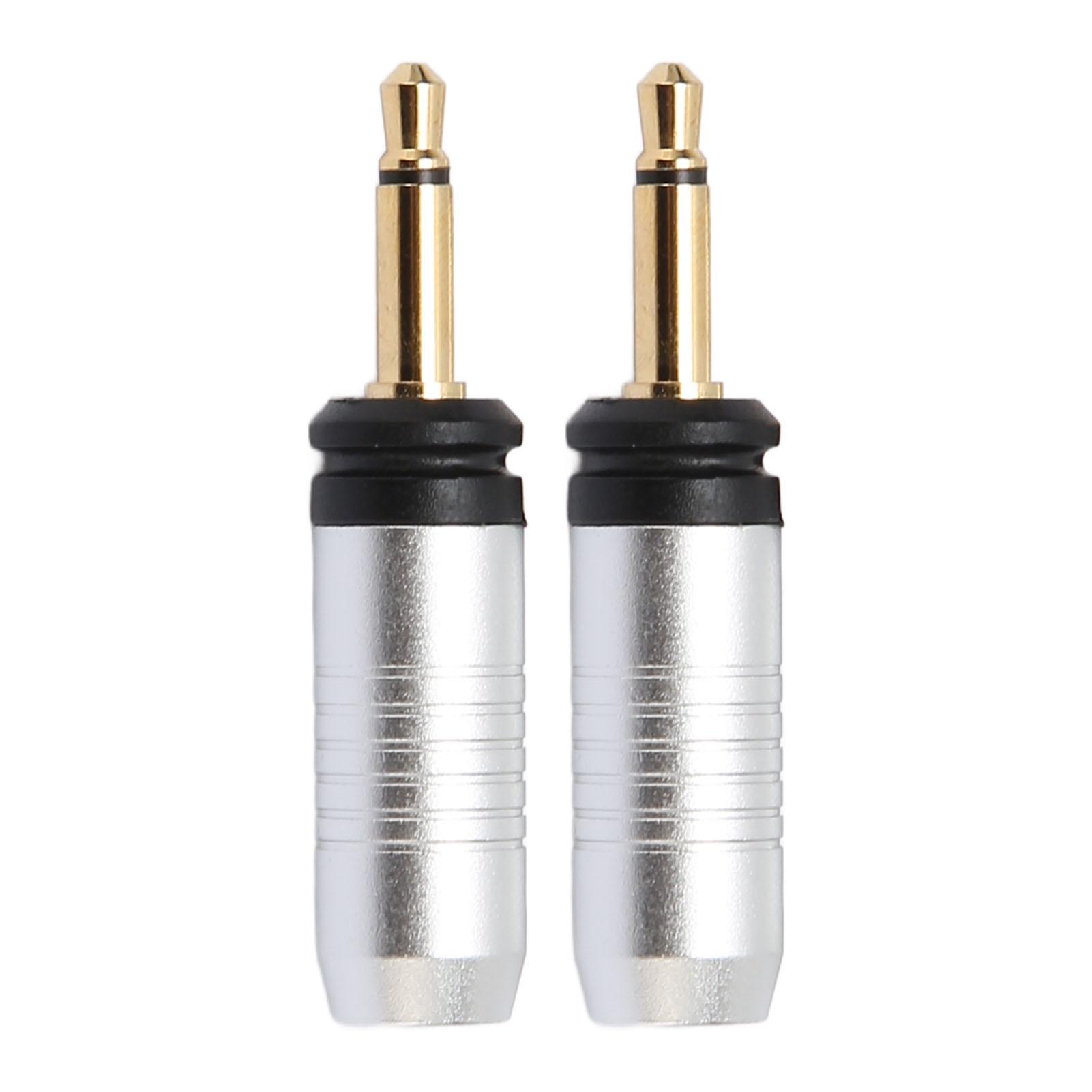 3.5mm Repair Plug Solder Type Gold Plated Replacement Mono Male 3.5mm Plug for   Clear Mg Celestee Stellia