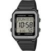 Casio CASIO Digital Watch W-221H-1AV World Time Display Unisex Black Overseas Model [Parallel I...