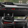 For Mazda 3 BP Axela 2019 2020 2021 2022 2023 2024 2025 Real Soft Carbon Fiber Sticker LHD RHD Car Center Console Accessories.