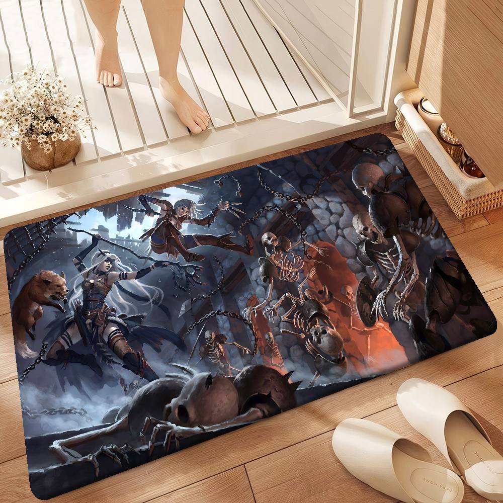 Dungeons And Dragons Entrance Door Mat Nordic Style Home Doormat Bathroom-Toilet Mats Bedroom Hotel Decor Mat