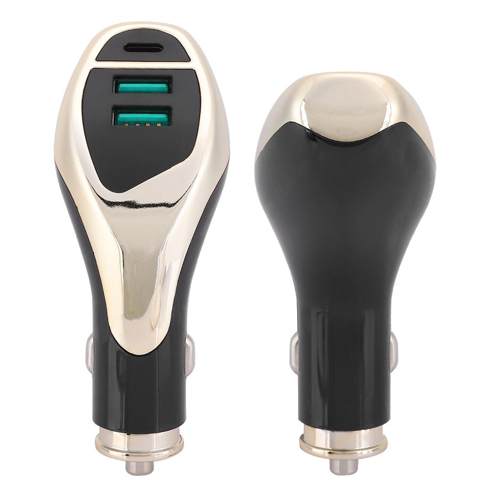 One for Three Portable Universal Vehicle Car Charger Fast Charging Accessory