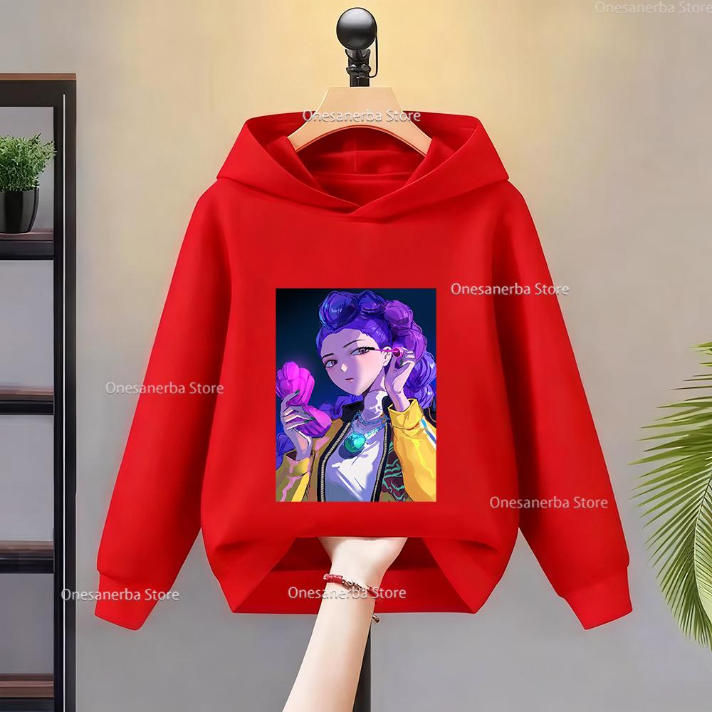 

Children s Hoodie Y2K KPop Devil Hunter Cute Printed Boys and Girls Fashion Casual Hoodie Children s Sports Shirt Autumn/Winter 160