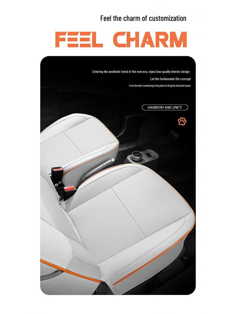 2023 Panda Mini Special Leather Seat Cover for All Seasons