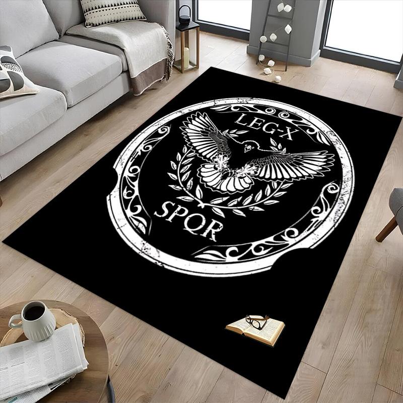 1pc Leg X SPQR Carpet, Office Rug Outdoor Mat Home Decor Area Carpet Festival
