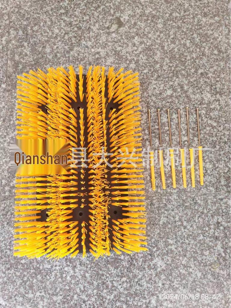 Bardzo Duża Składana Szczotka do Ciała Krowy – Trójsekcyjna Rolka do Masażu i Drapania do Czyszczenia Zwierząt Gospodarskich