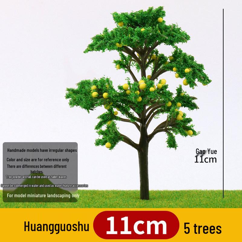 DIY Handmade Fruit Tree Trunk Model for Sandbox Scenes