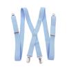 4 Clip-On Adult Suspenders for Shirt Men Woman Suspender Support for Jeans