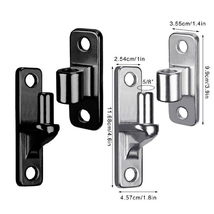 Heavy Duty 304 Steel Gate Hinges High Capacity Hinges Decorative Door Hinges Easy To Use for Farm Gate  & Wooden Fence