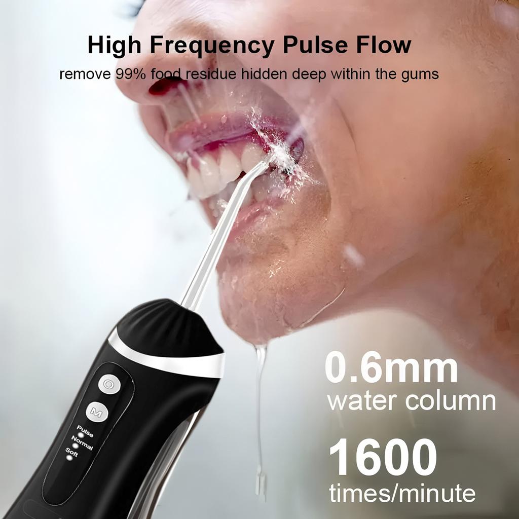 Electric Oral Irrigator Water Flosser - USB Rechargeable Portable Cordless | Dental Whitening Gums Care Jet Tooth Scaler New