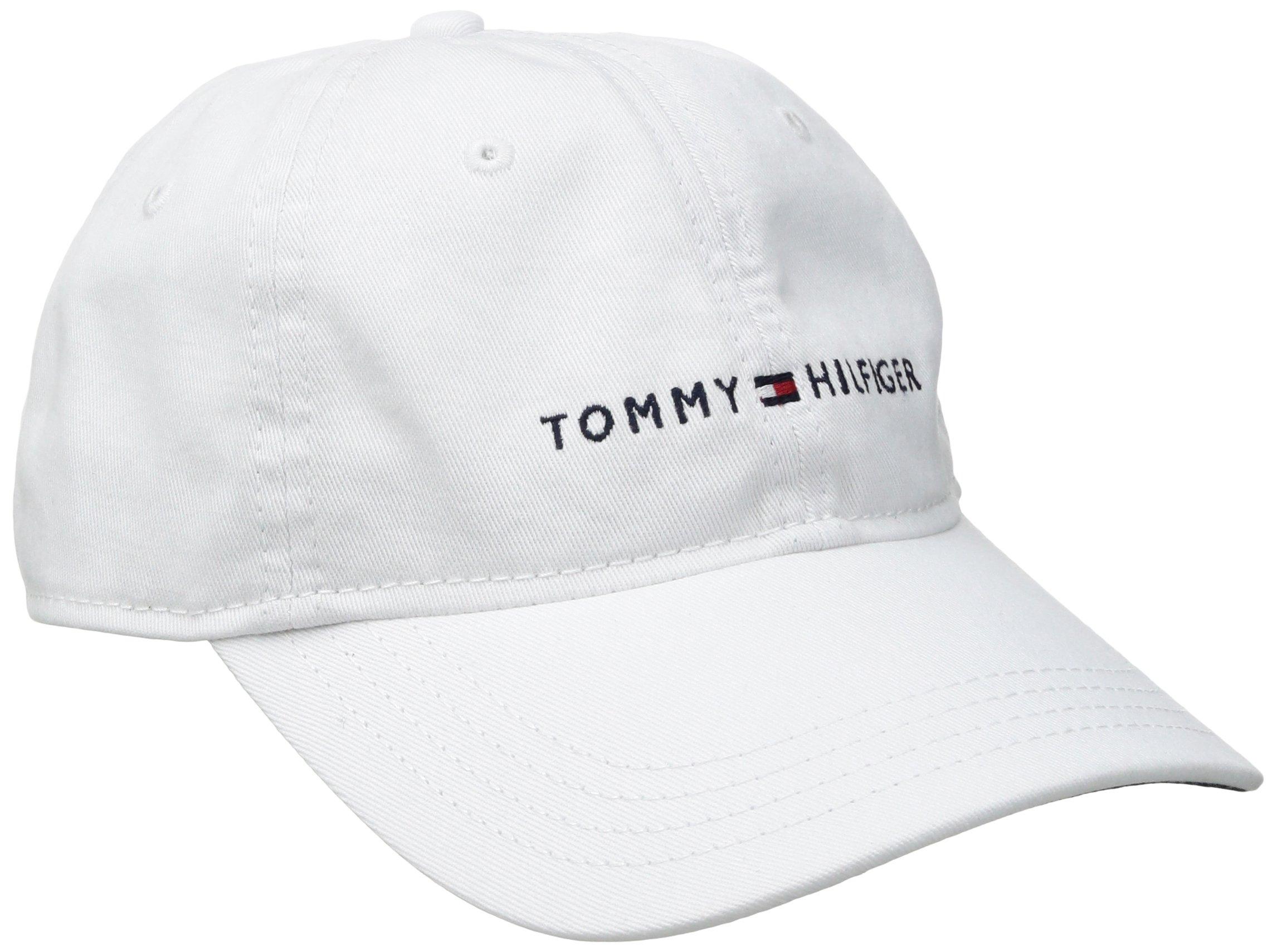 

Кепка мужская Tommy Hilfiger с логотипом, стиль Dad, бейсболка, одна, белая, размер, белый